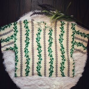 South Moon Under Short Sleeved Greenery Top